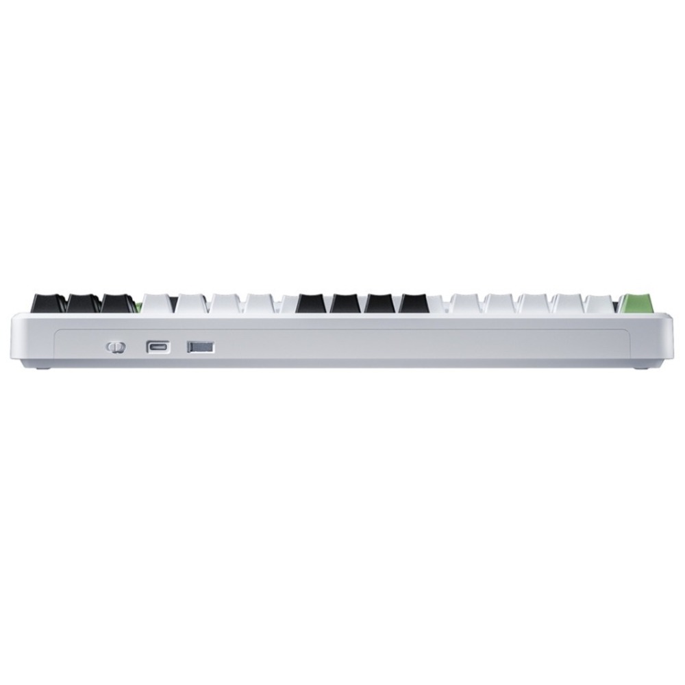 Клавиатура игровая AULA F87 3in1 (BT, 2.4 GHz, Wired) White-Black-Green