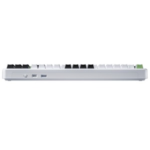 Клавиатура игровая AULA AULA F87 3in1 (BT, 2.4 GHz, Wired) White-Black-Green