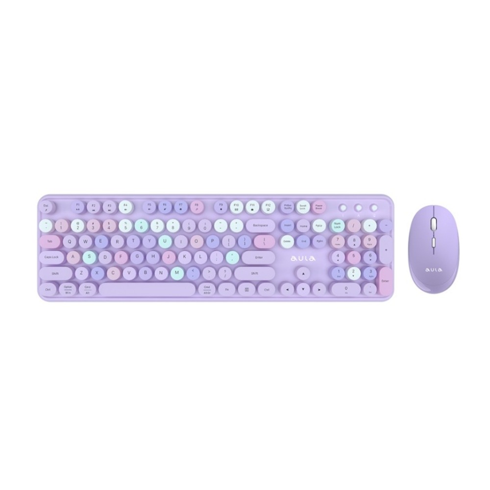 Клавиатура+Мышь игровая AULA AC306 Purple-Colorful