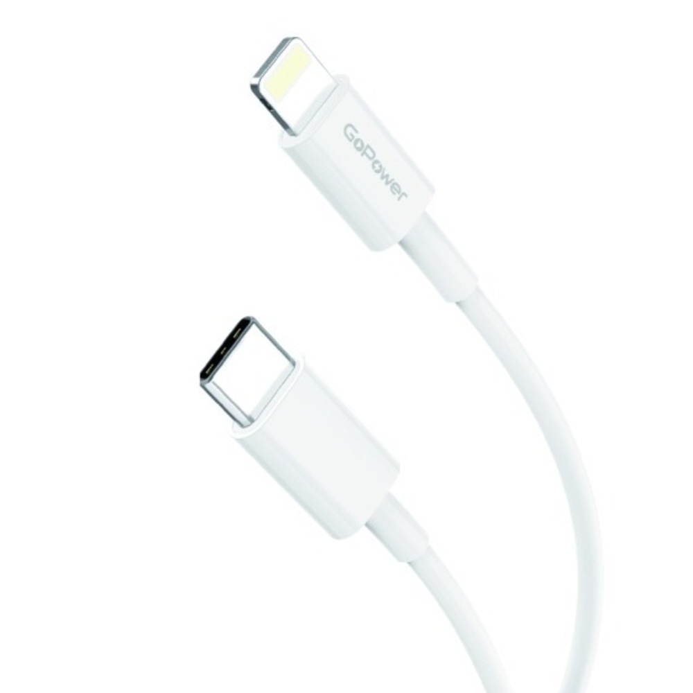Кабель USB 3.1 Тип C - Lightning GoPower 00-00022804 1.0m