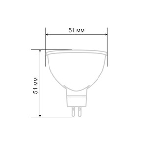 Лампа светодиодная Рефлектор Rexant 604-4004 MR16 9,5Вт 808Лм GU5.3 AC/DC 12В 4000K нейтральный свет, низковольтная