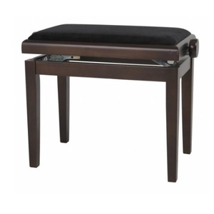 Банкетка для пианино Gewa Piano bench Deluxe Walnut Dark Mat Seat Black