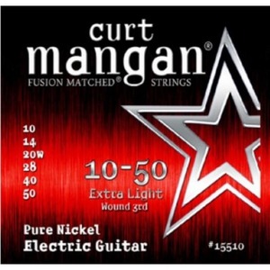 Струны для электрогитары CURT MANGAN Electric Pure Nickel 10-50