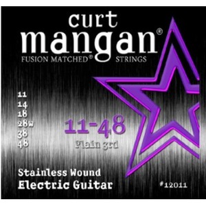 Струны для электрогитары CURT MANGAN Electric Stainless Steel 11-48