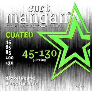Струны для бас-гитары CURT MANGAN 46008 Nickel Plated Coated 5-String
