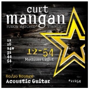 Струны для акустической гитары CURT MANGAN 80/20 Bronze 12-54