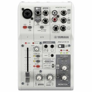 Аналоговый микшер Yamaha AG03MK2 White