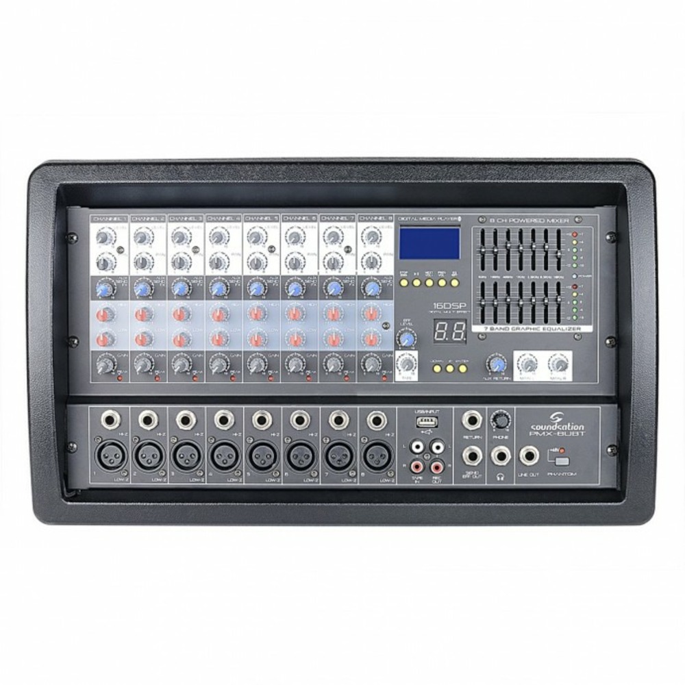 Аналоговый микшер Soundsation PMX-8UBT D738D