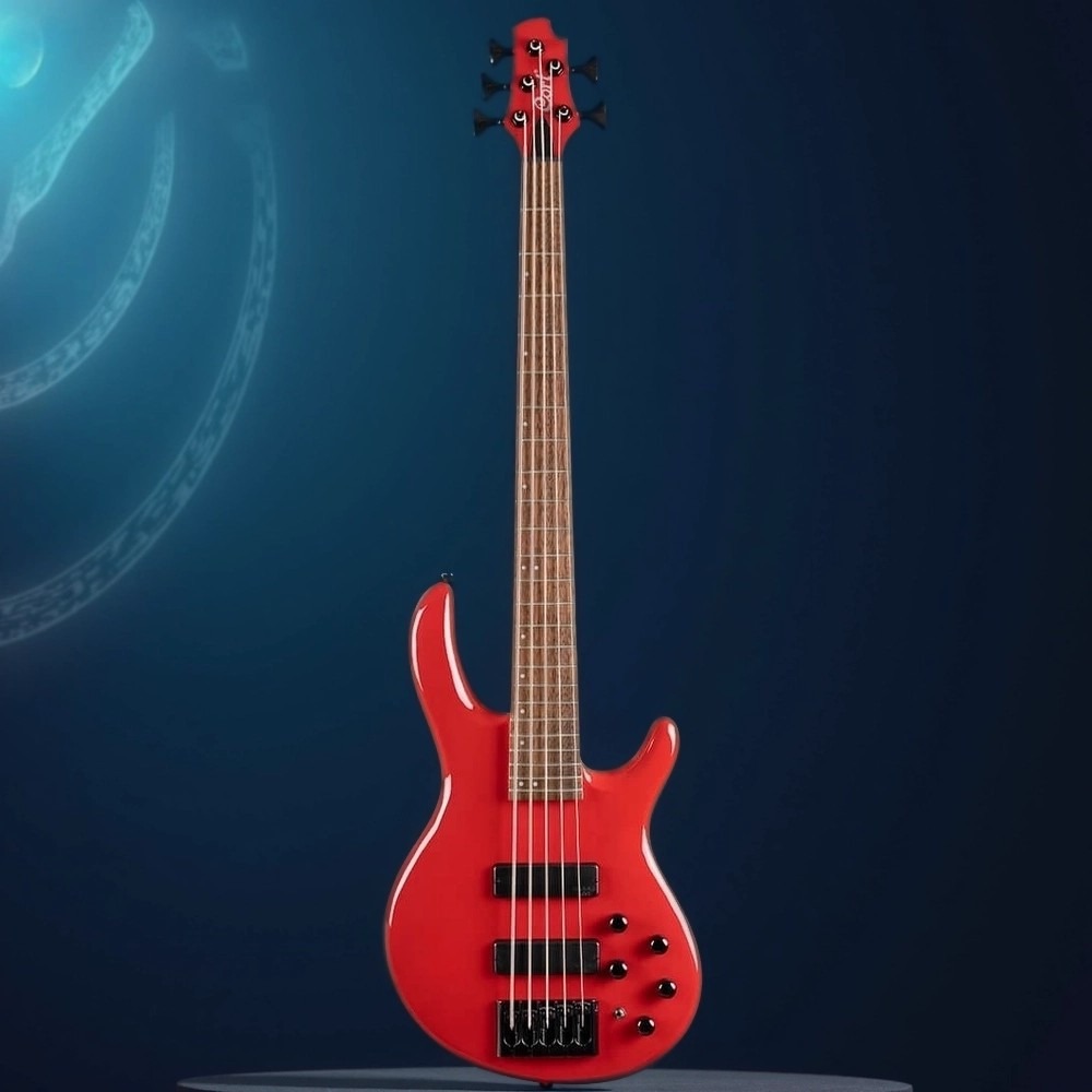 Бас-гитара Cort C5-Deluxe-CRD