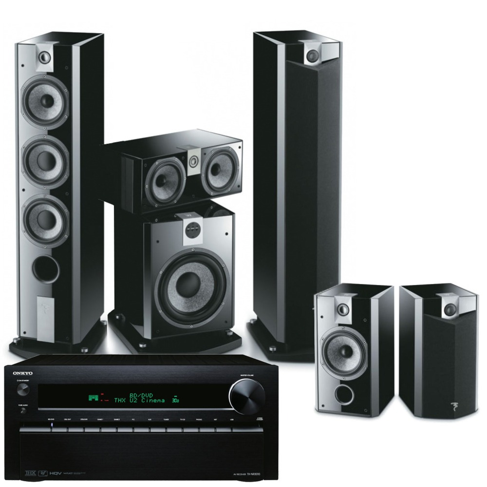 Домашний кинотеатр Onkyo TX-NR5010 + Focal Chorus 826 V + Chorus 806 V + Chorus CC 800 V + Chorus SW 800 V