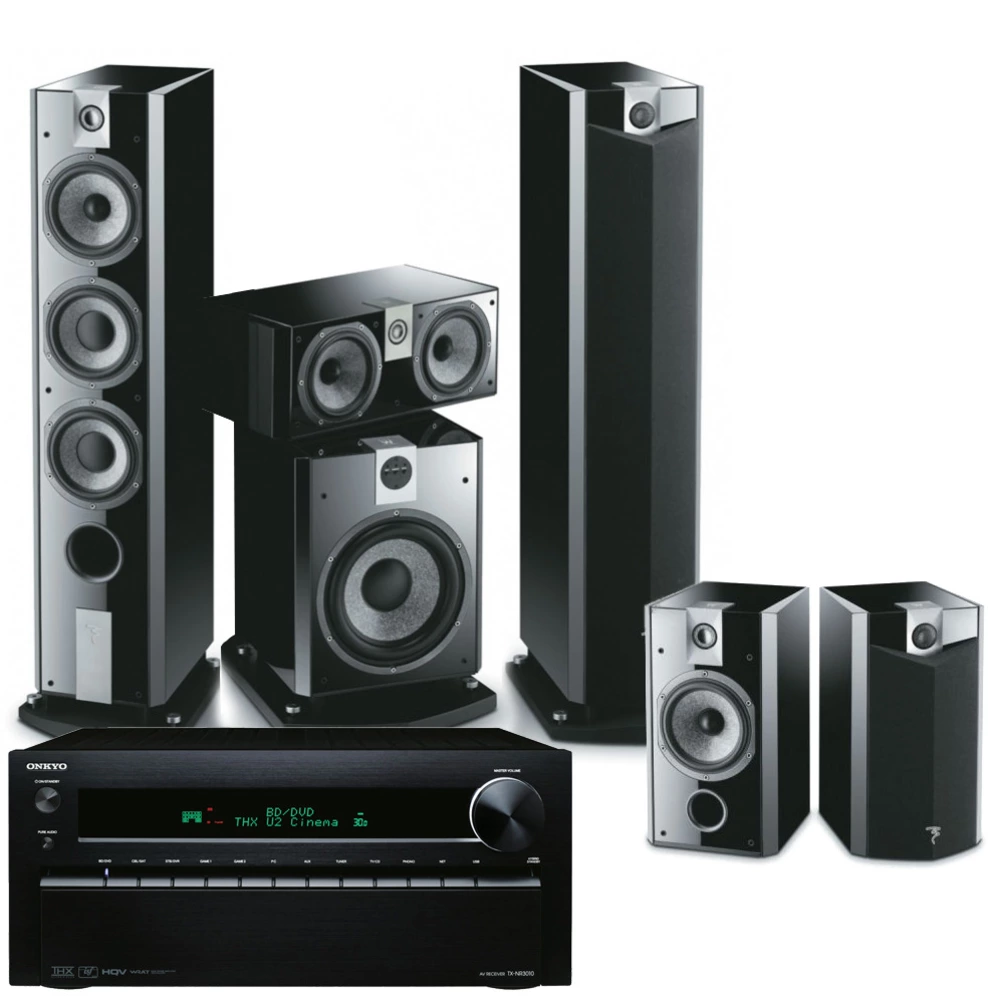 Домашний кинотеатр Onkyo TX-NR5010 + Focal Chorus 826 V + Chorus 806 V + Chorus CC 800 V + Chorus SW 800 V