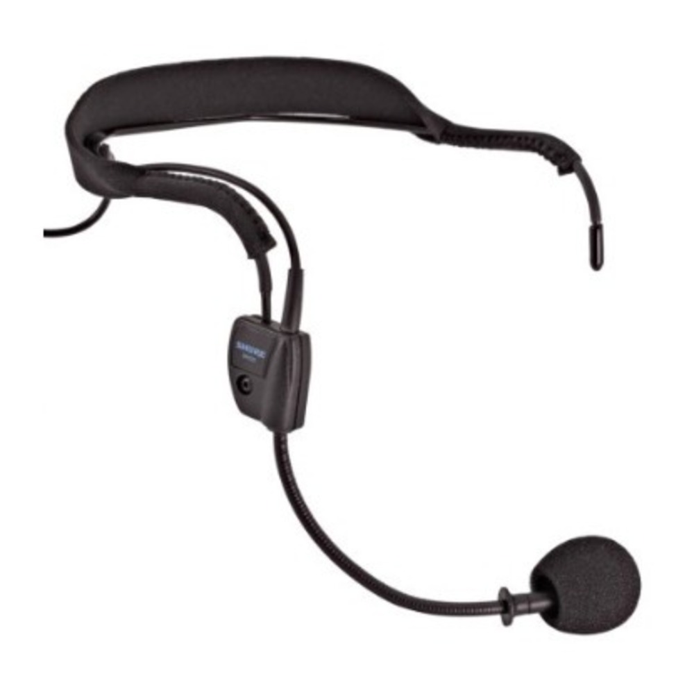 Микрофон с оголовьем черного цвета Shure WH20QTR