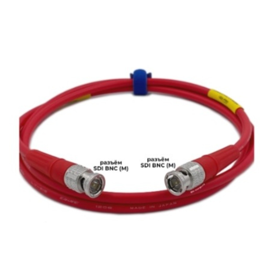 Кабель видео 1xBNC - 1xBNC GS-PRO 12G SDI BNC-BNC mob red 16.0m