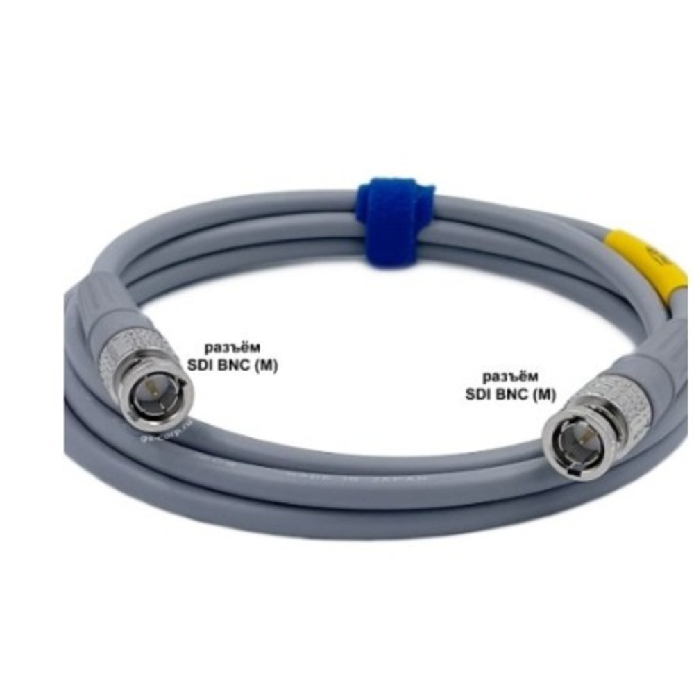 Кабель видео 1xBNC - 1xBNC GS-PRO 12G SDI BNC-BNC mob grey 16.0m