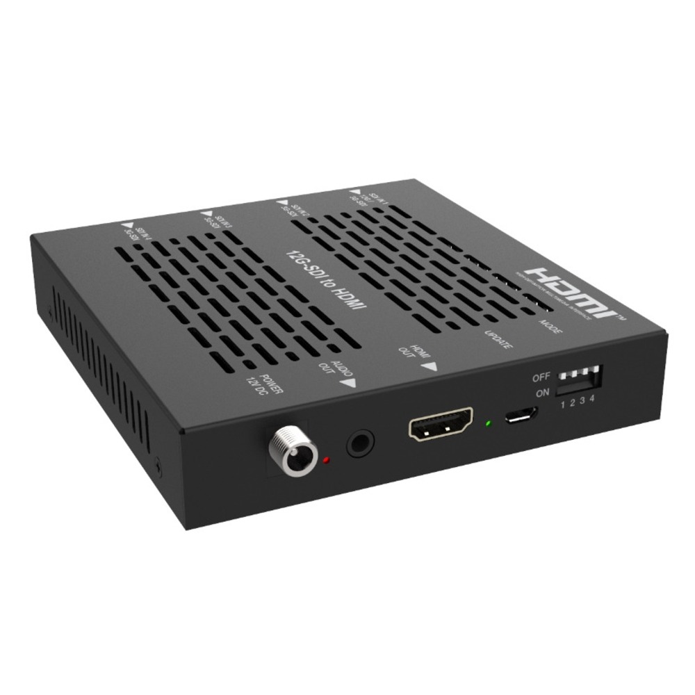 Преобразователь SDI, DVI, компонентное видео, HDMI Aberman CON-12G-4KH
