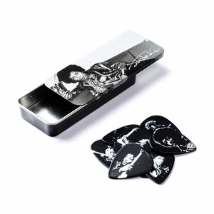 Медиатор DUNLOP JHPTR05H Jimi Hendrix Silver Portrait Pick Tin