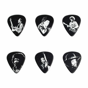 Медиатор DUNLOP JHPTR05H Jimi Hendrix Silver Portrait Pick Tin