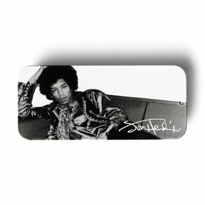 Медиатор DUNLOP JHPTR05H Jimi Hendrix Silver Portrait Pick Tin