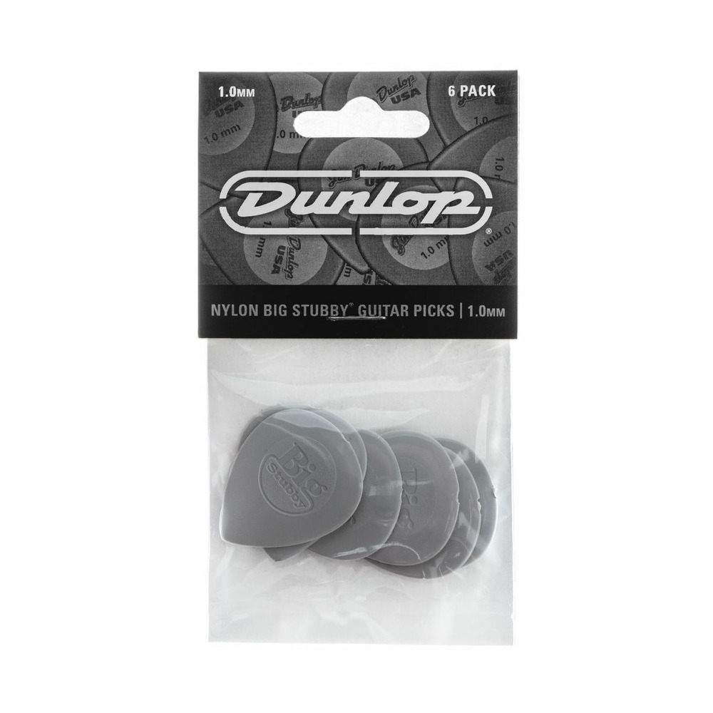 Медиатор DUNLOP 445P100 Big Stubby Nylon 6Pack