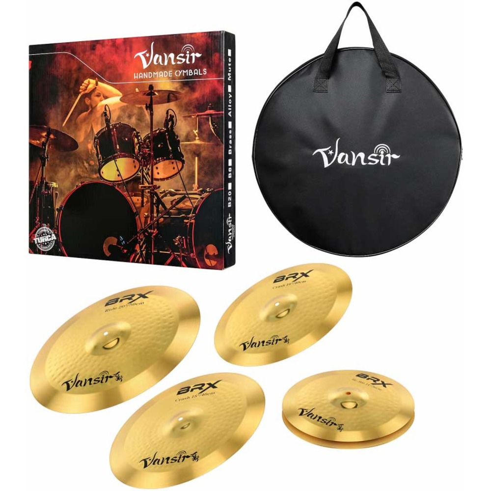 Набор тарелок для ударной установки Vansir BRX-BP SET 14+16+18+20+BAG