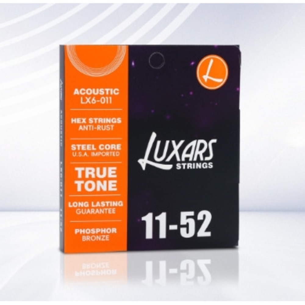 Струны для акустической гитары Luxars LX6-011