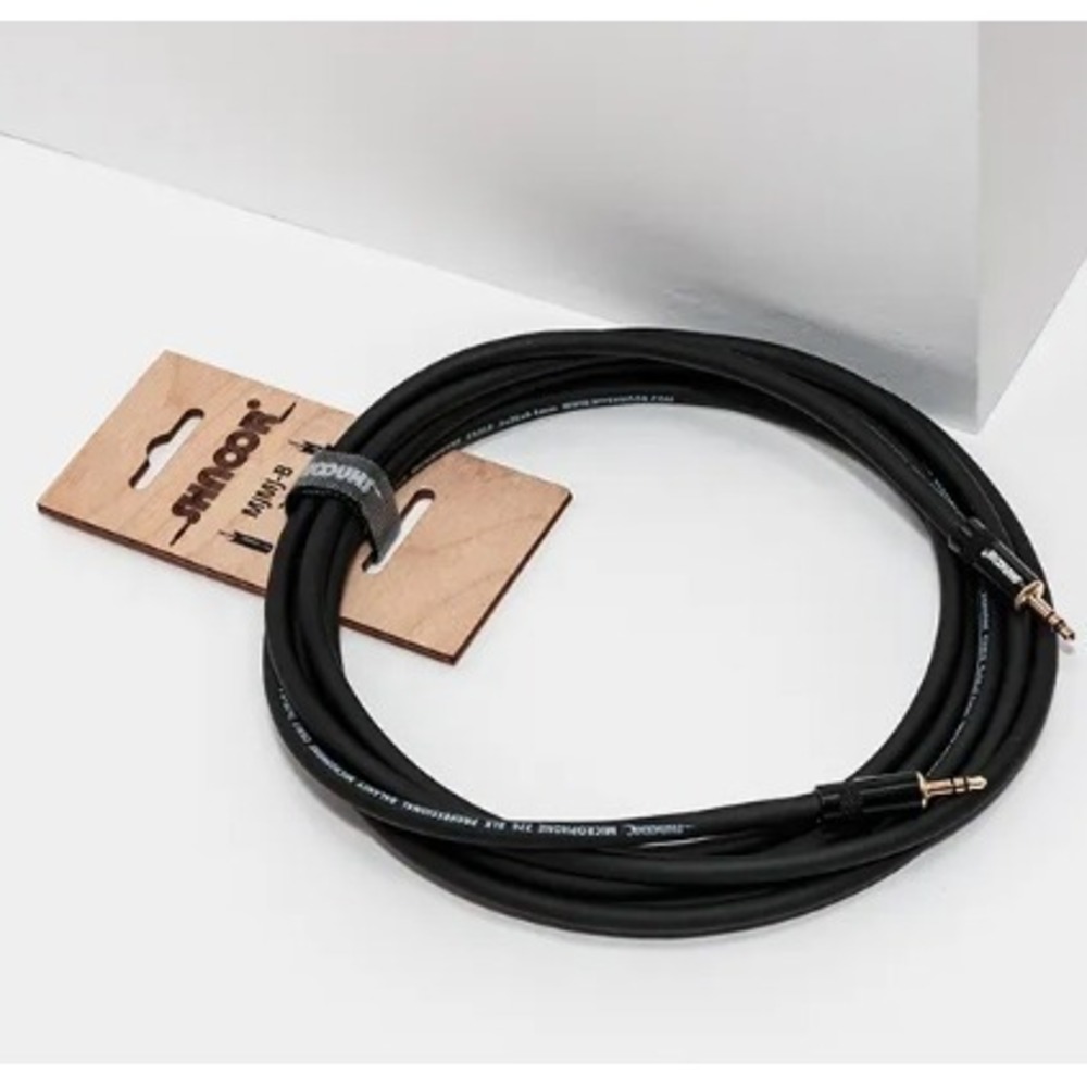 Кабель аудио 1xMini Jack - 1xMini Jack Shnoor MJMJ-B 3.0m