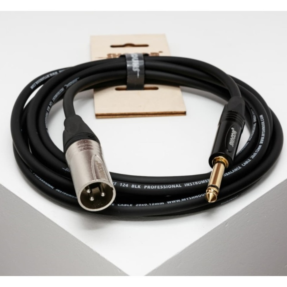 Кабель аудио 1xJack - 1xXLR Shnoor IC124-XMJM 3.0m