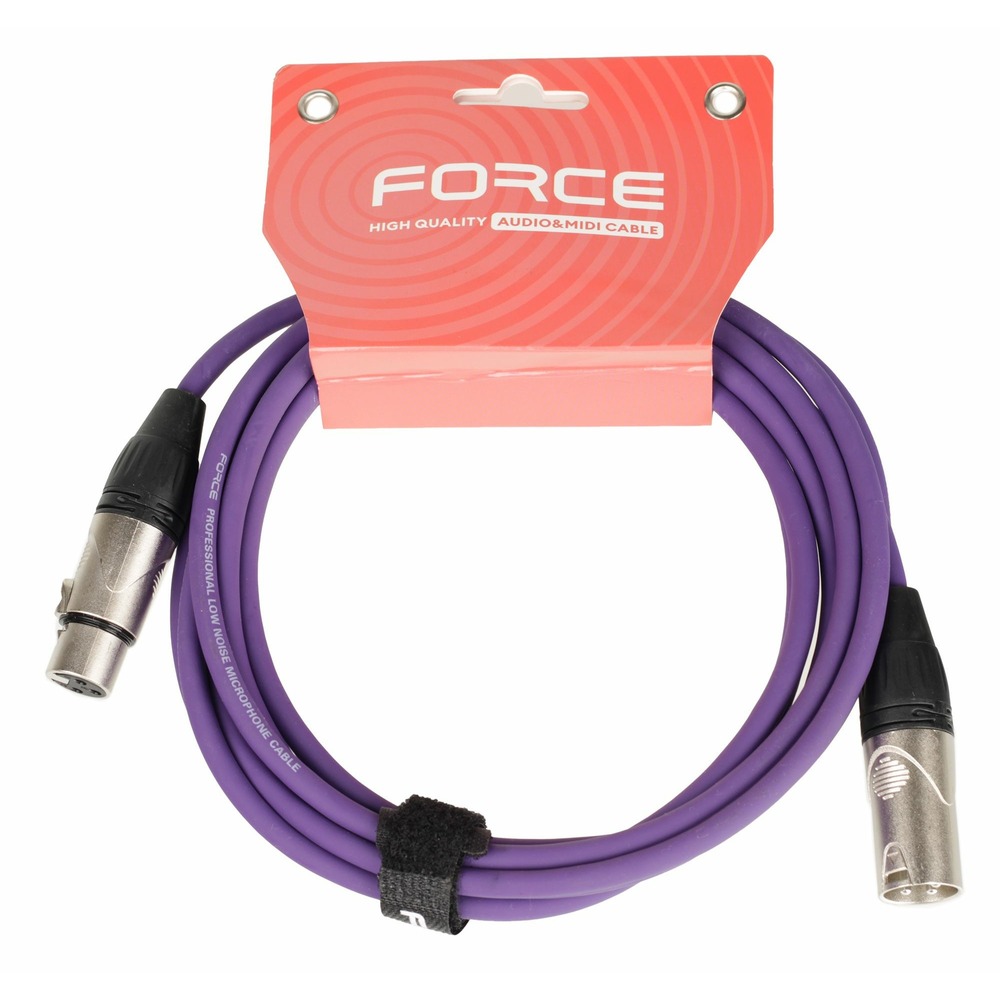 Кабель аудио 1xXLR - 1xXLR FORCE FMC-05/10 VT 10.0m