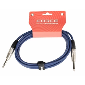 Кабель аудио 1xJack - 1xJack FORCE FGC-09/3 BL 3.0m