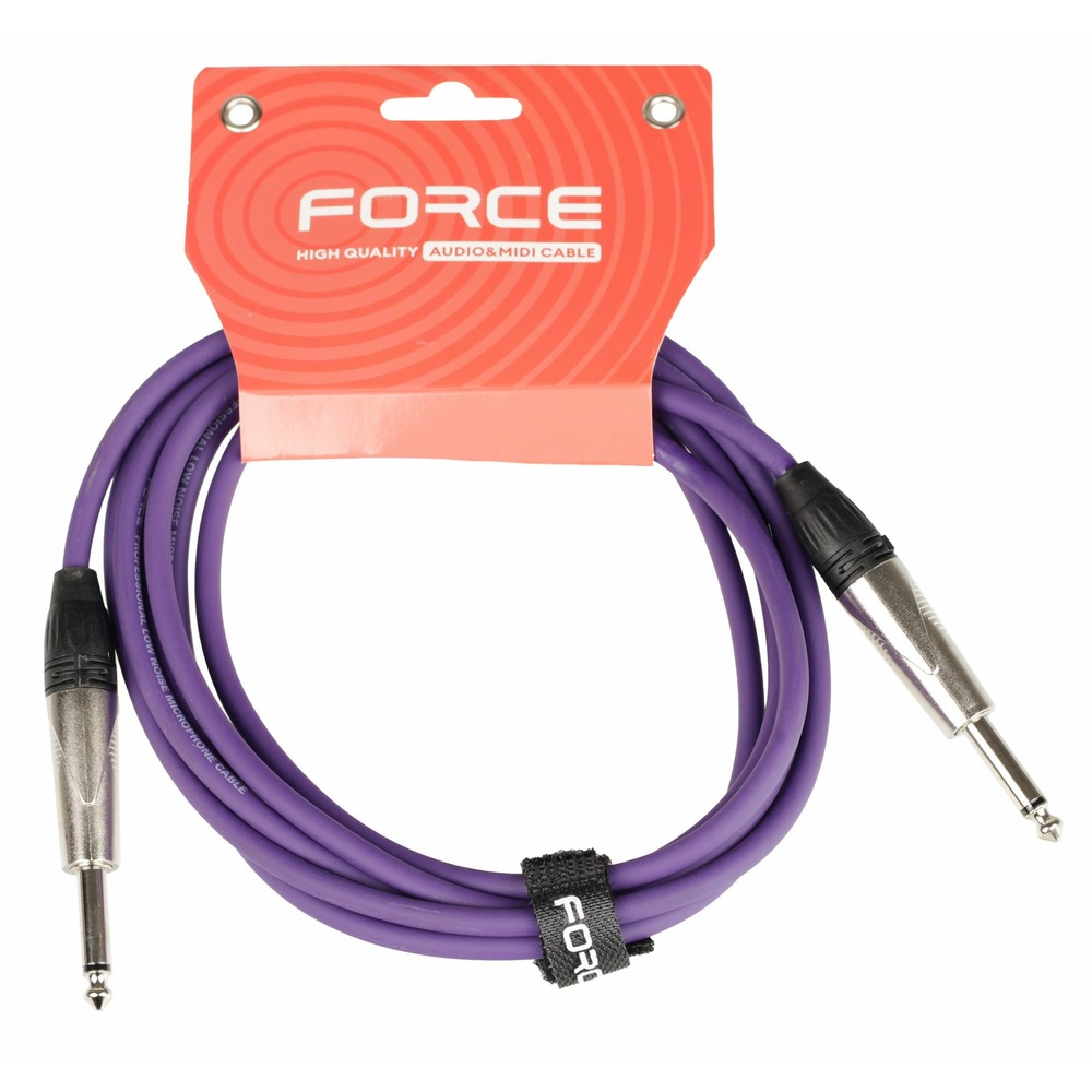 Кабель аудио 1xJack - 1xJack FORCE FGC-09/3 VT 3.0m
