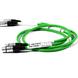 Кабель аудио 2xXLR - 2xXLR Black Rhodium INTRO XLR Green 1.0m
