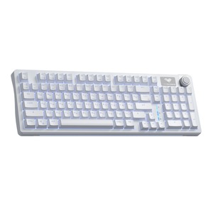 Клавиатура игровая AULA S98 White 3in1 (BT, 2.4 GHz, Wired)