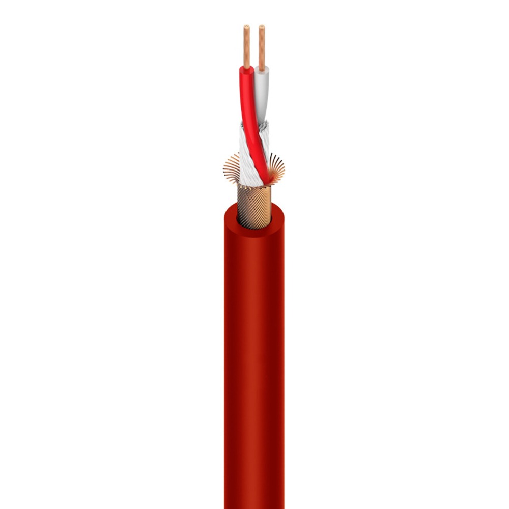 Кабель микрофонный на катушках Roxtone MC002/100 Red 100.0m