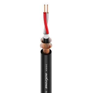 Кабель микрофонный на катушках Roxtone MC222/100 Black 100.0m