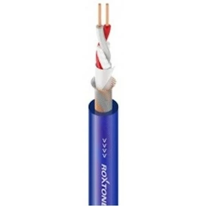 Кабель микрофонный на катушках Roxtone MC010/100 Blue 100.0m