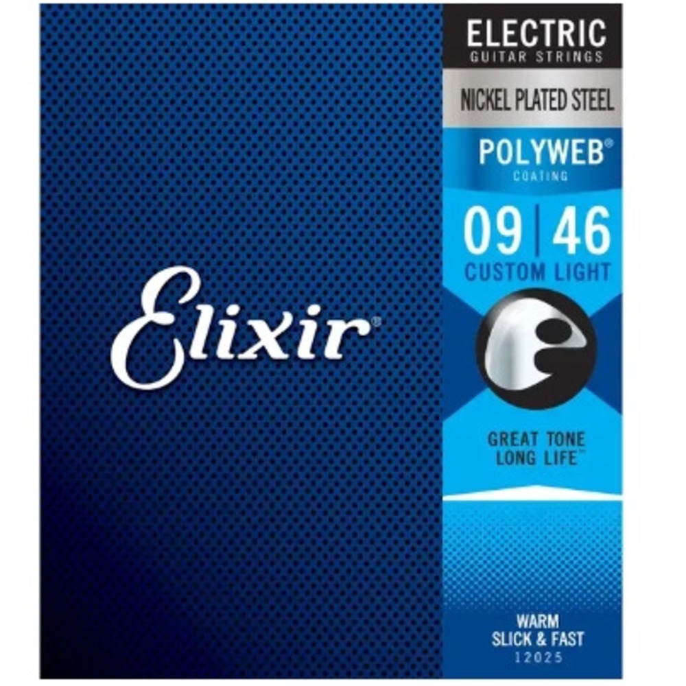 Струны для электрогитары Elixir 12025  POLYWEB