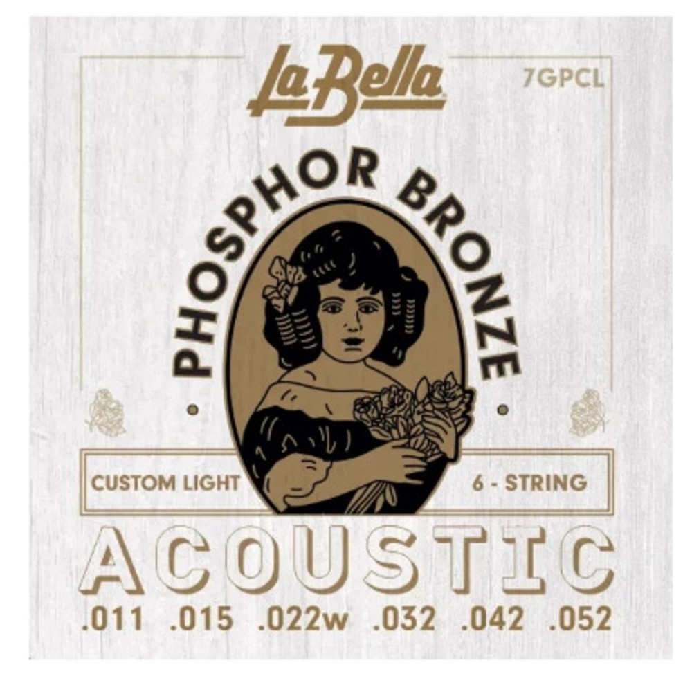 Струны для акустической гитары LA BELLA 7GPCL-BULK-24