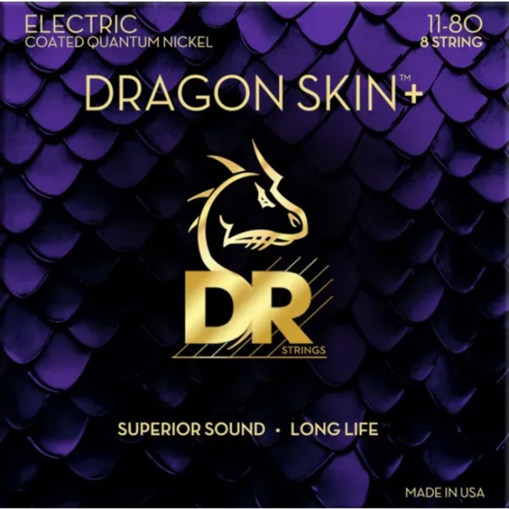 Струны для электрогитары DR String DEQ-8/11