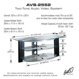 Тумба для ТВ BellO AVS-2552