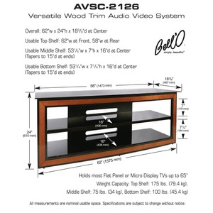 Тумба для ТВ BellO AVSC-2126