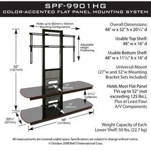Тумба для ТВ BellO SFP-9901HG