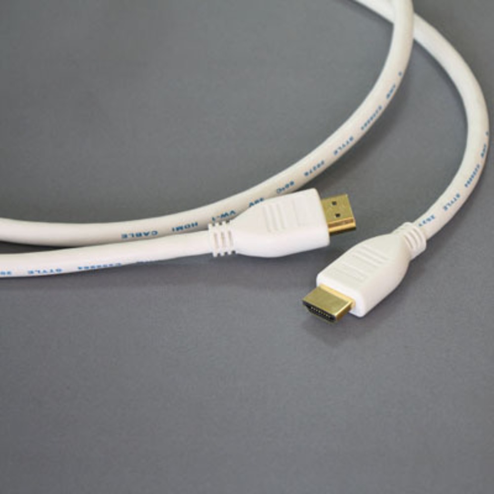 Кабель HDMI - HDMI GoldKabel HDMI-Kabel Weiss 5.0m