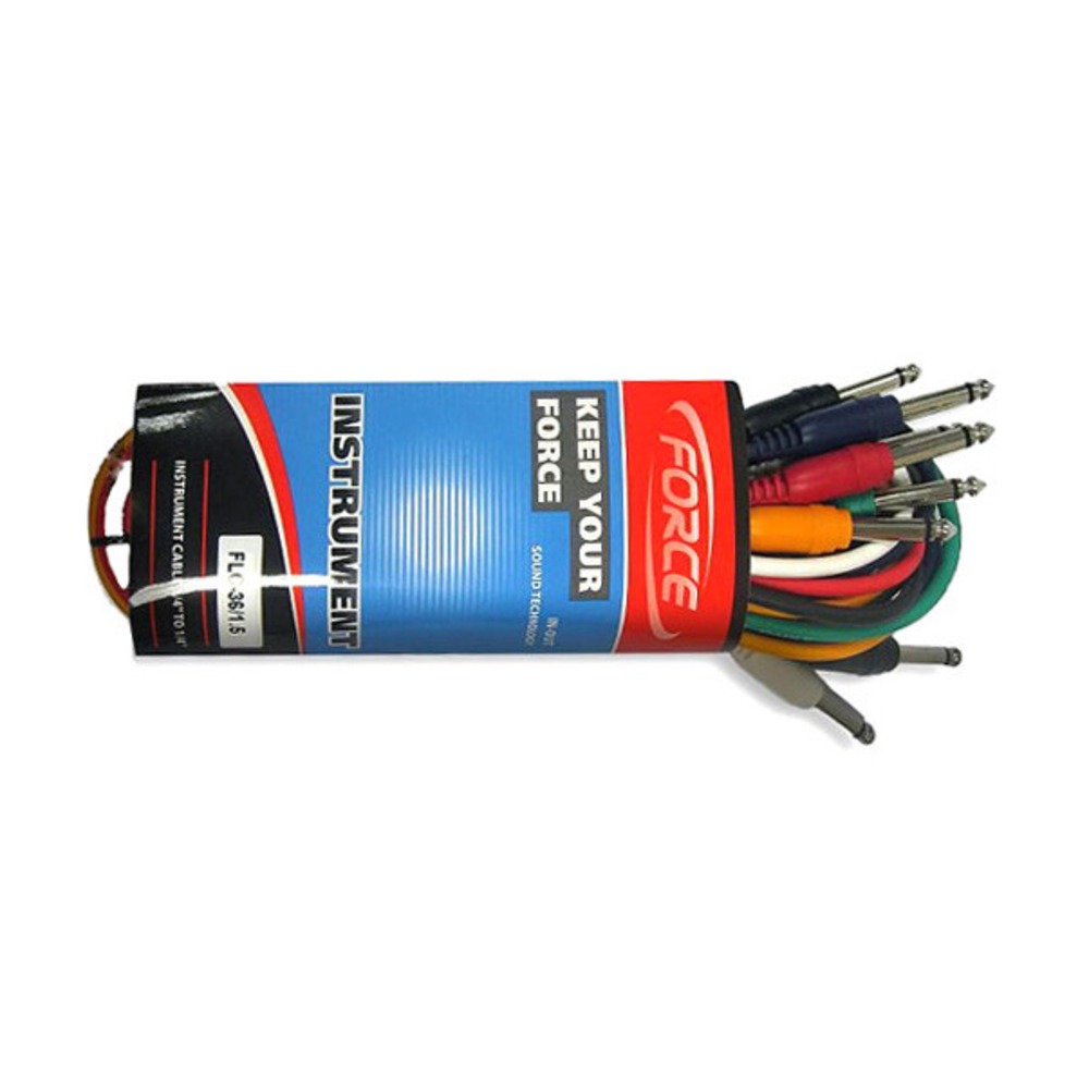 Кабель аудио 1xJack - 1xJack FORCE FLC-36/1,5 1.5m