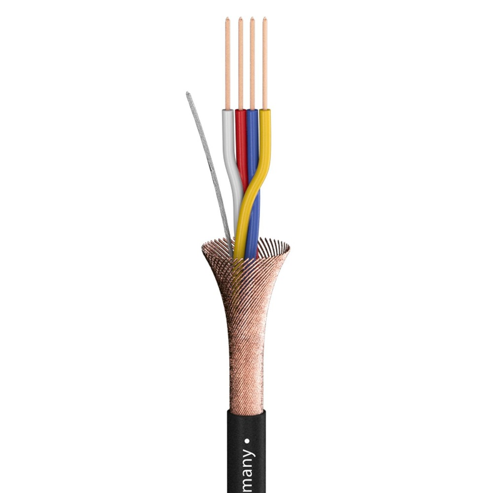 Кабель микрофонный на катушках Sommer Cable 200-0461 SC-Cicada 4 Black 100.0m