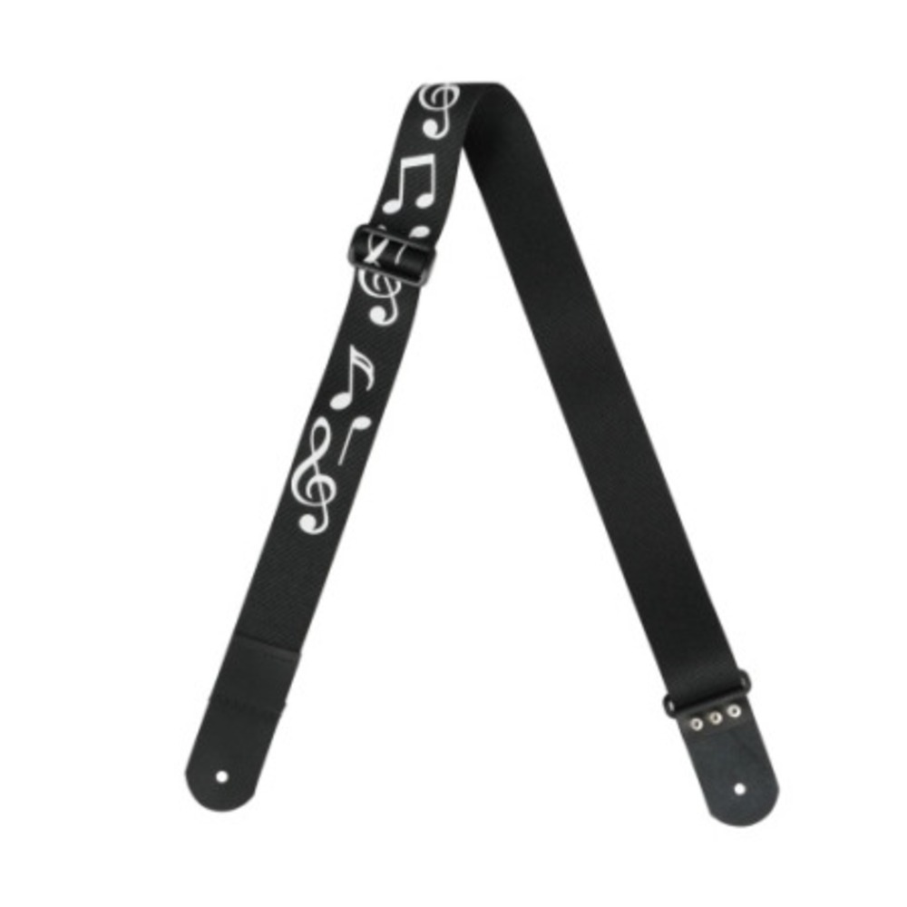 Ремень для гитары MEZZO MZ-RG-5ApNotesBk