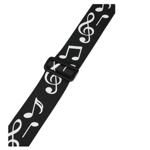 Ремень для гитары MEZZO MZ-RG-5ApNotesBk