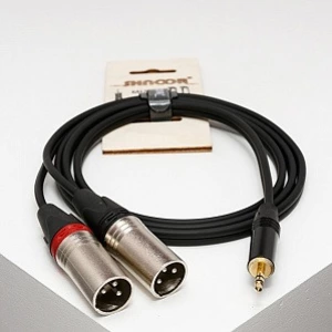 Кабель аудио 1xMini Jack - 2xXLR Shnoor MJ2XM 10.0m