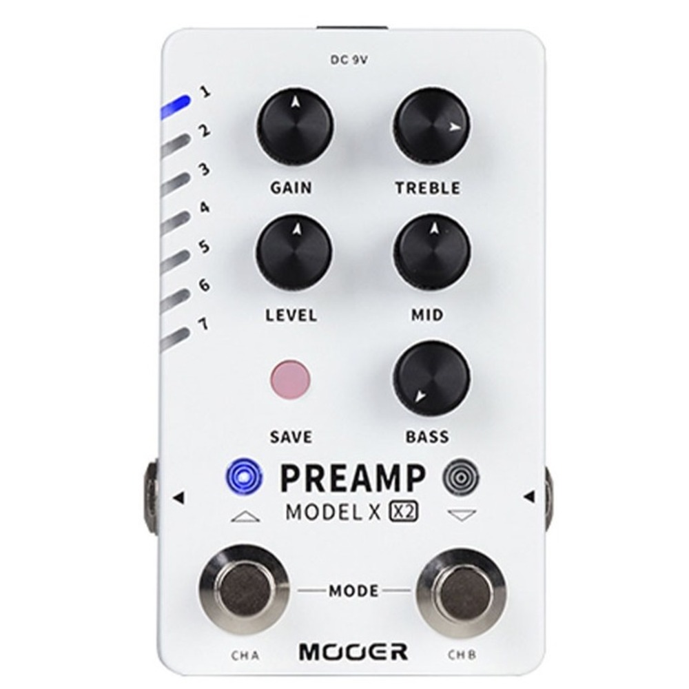 Гитарная педаль эффектов/ примочка MOOER M725-Preamp-Model-X2