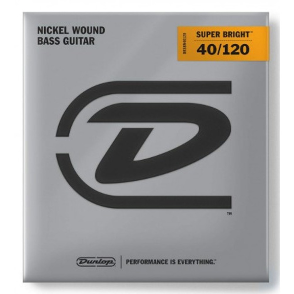 Струны для бас-гитары DUNLOP DBSBN40120 Super Bright Nickel