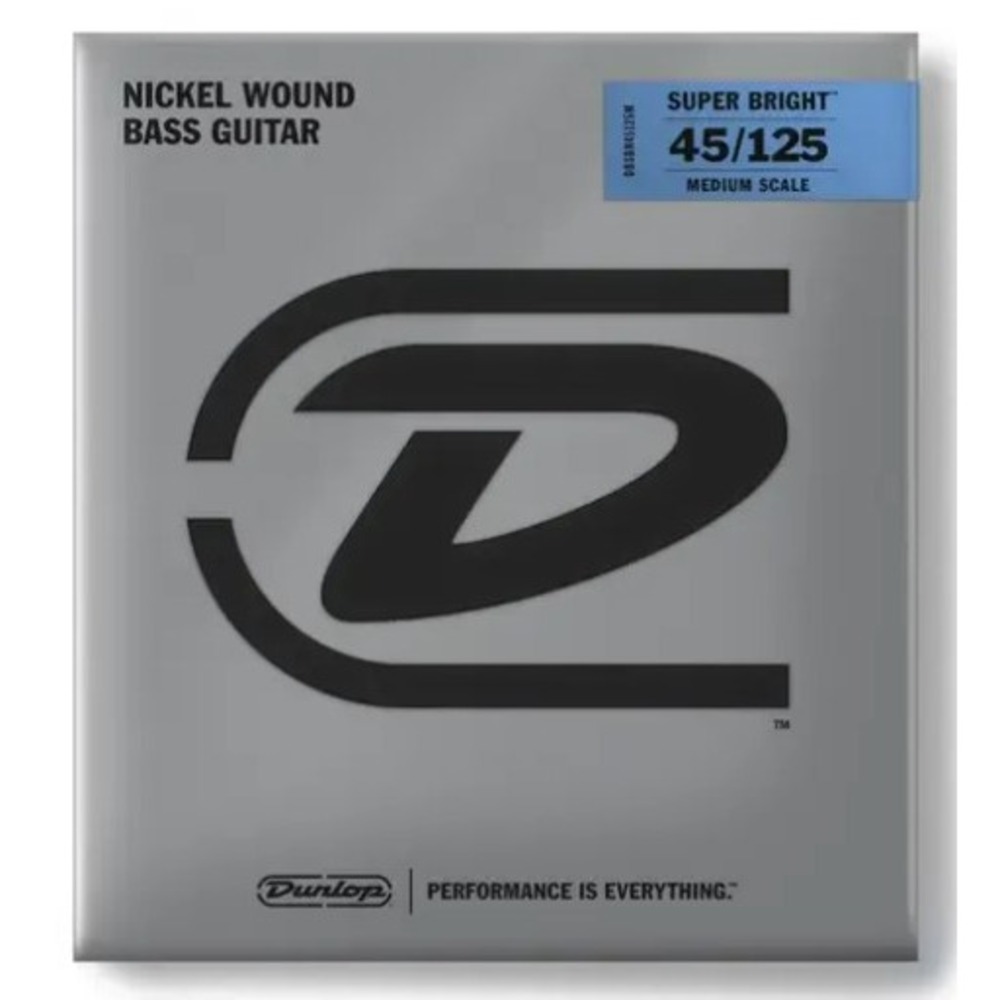 Струны для бас-гитары DUNLOP DBSBN45125M Super Bright Nickel